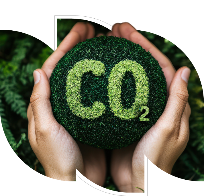 CO₂ в руках - расчет углеродного следа